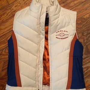 Women’s small Harley-Davidson vintage stripe vest